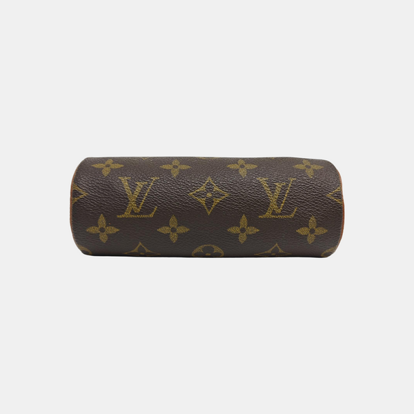 PAPILLON Mini Monogram Coated Canvas Brown