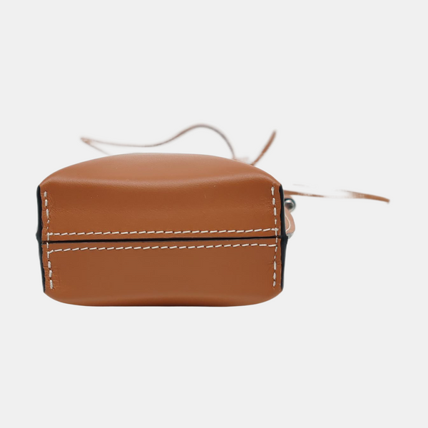 Calfskin Shoulder Bag Brown