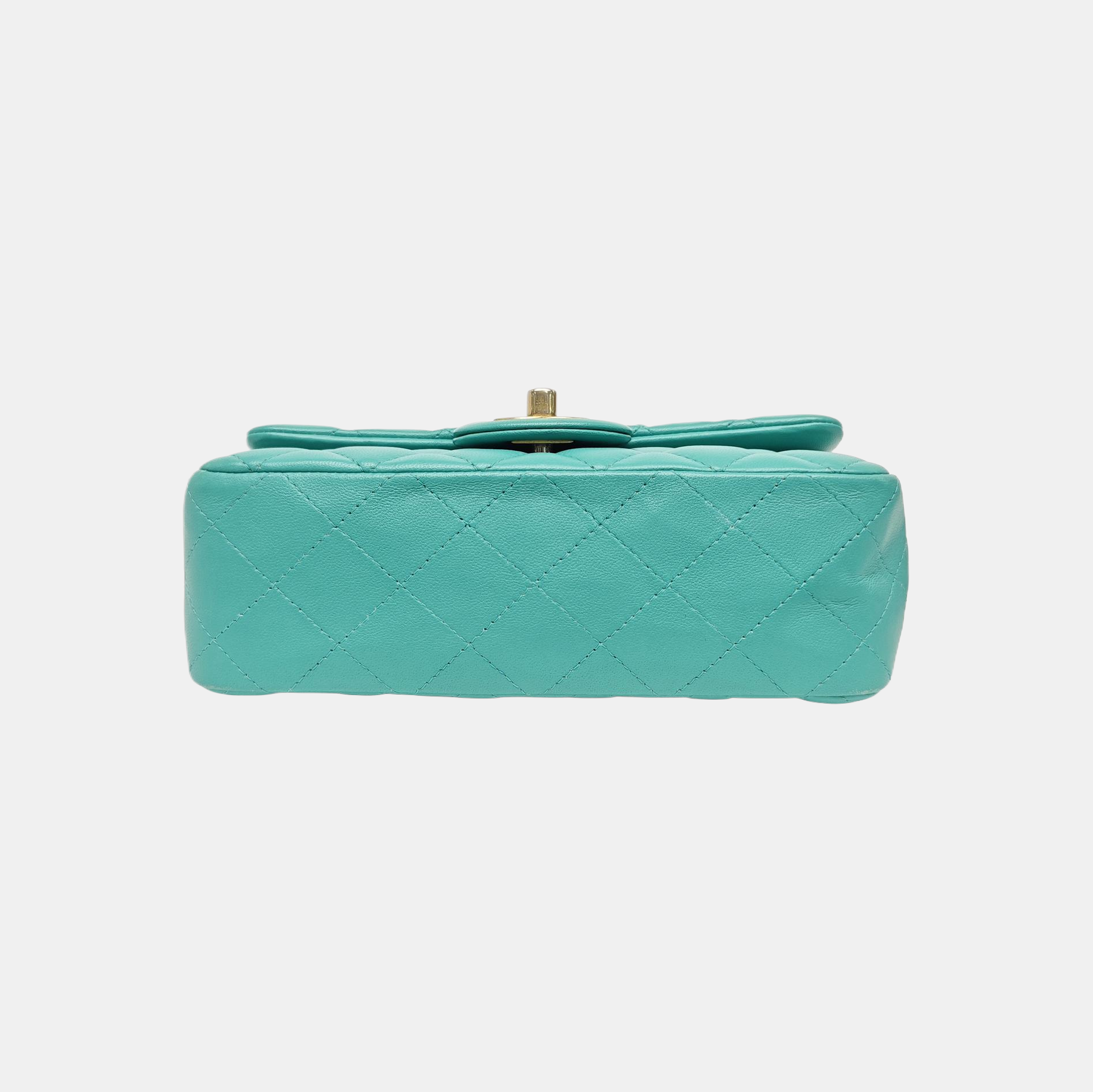 CLASSIC FLAP Mini Quilted Lambskin Green