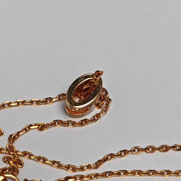 Pop H Metal Rose Gold Necklace