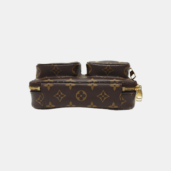 UTILITY Monogram Coated Canvas Brown