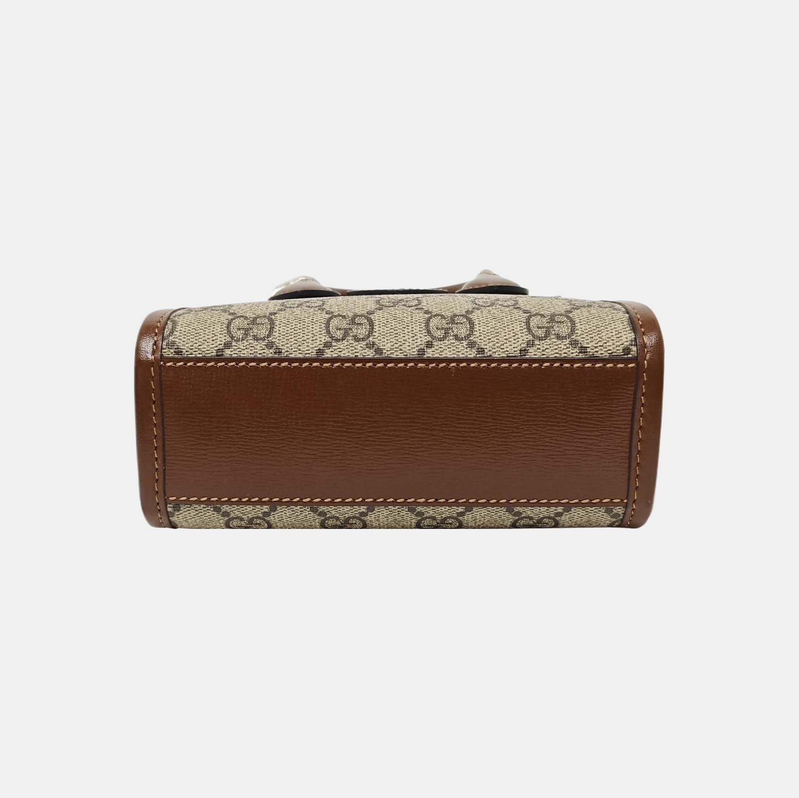 Retro Mini Monogram Coated Canvas Beige