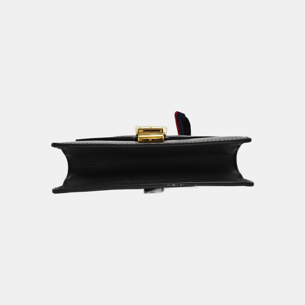 Sylvie Mini Calfskin Black