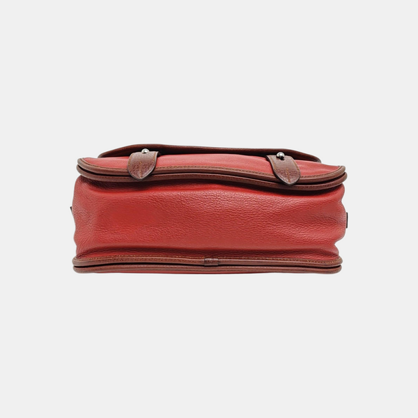 Calfskin Shoulder Bag Red