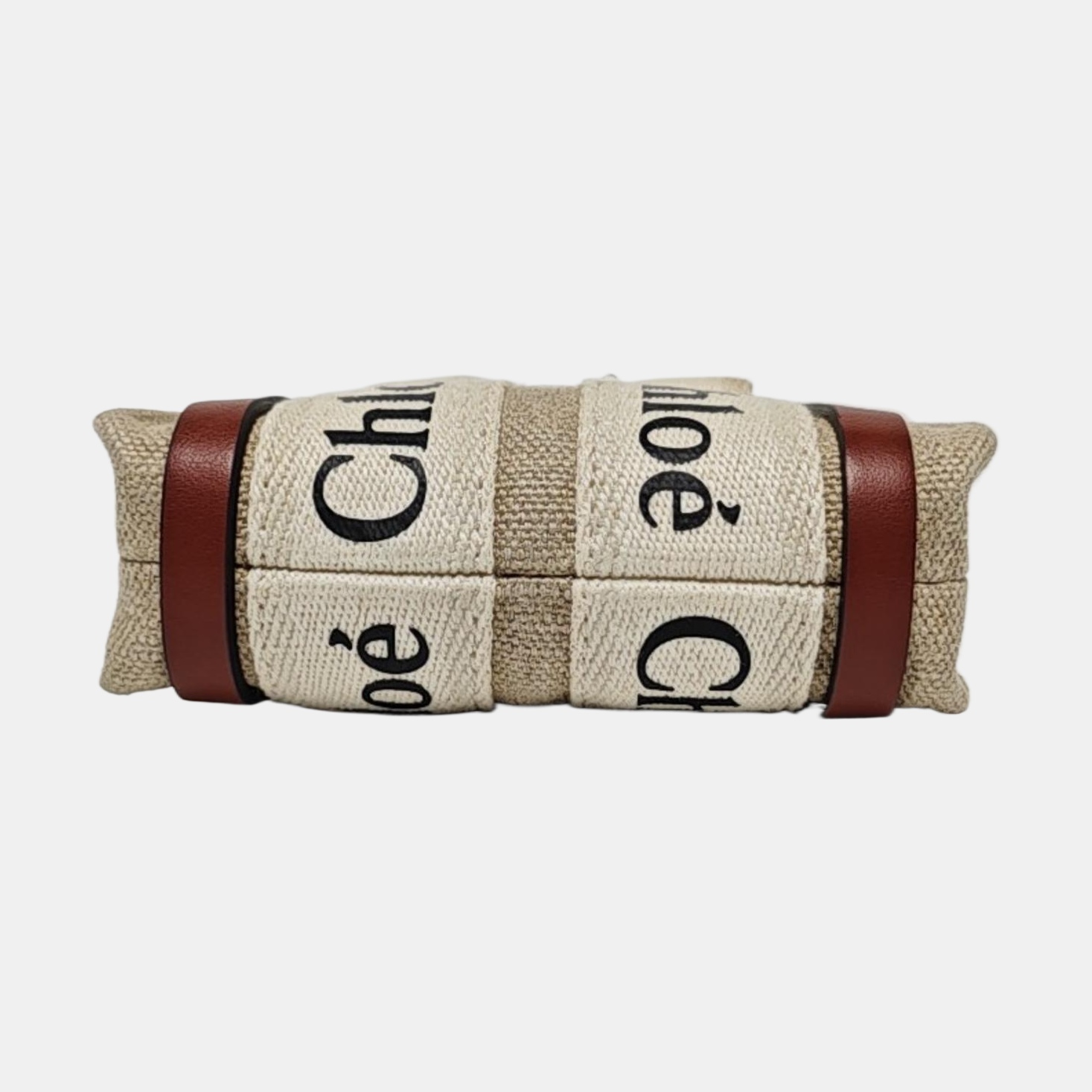 Authenticated pre-owned  Woody Nano Canvas Beige - Tote Bag at Looply