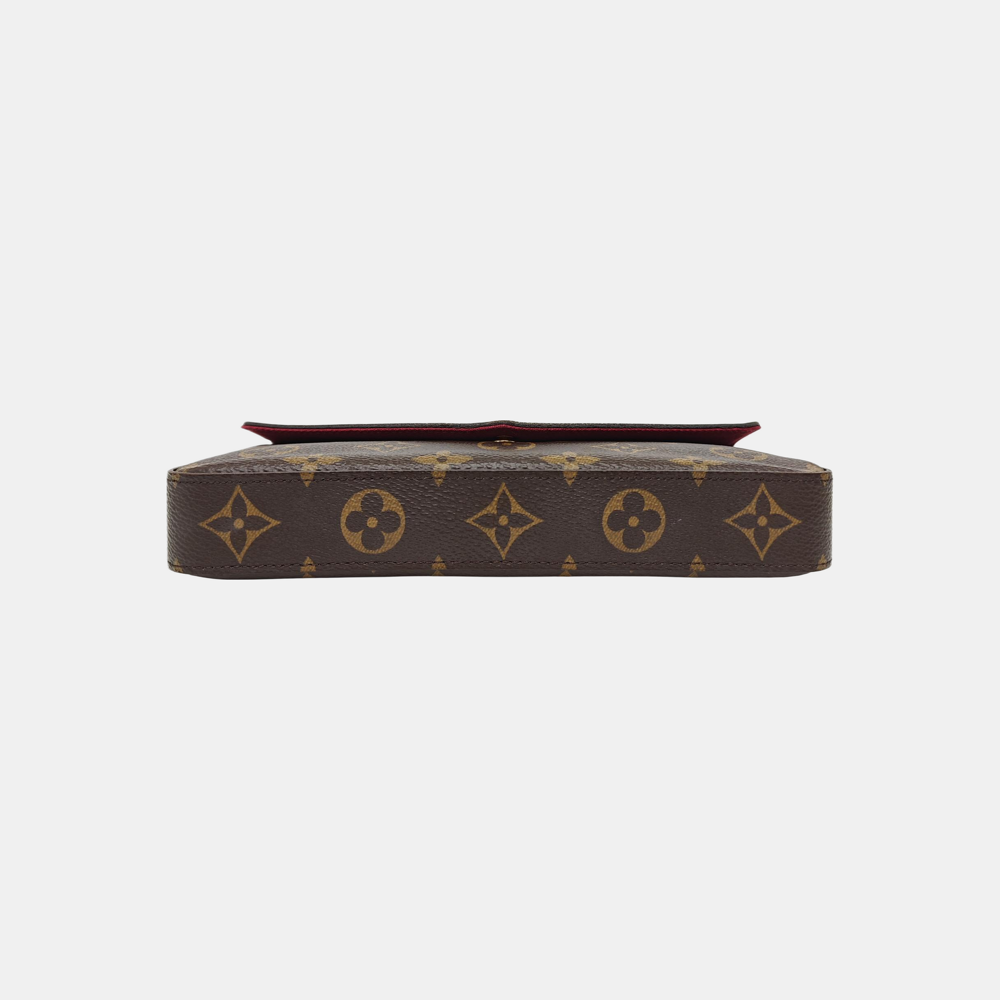 FÉLICIE Monogram Coated Canvas Brown