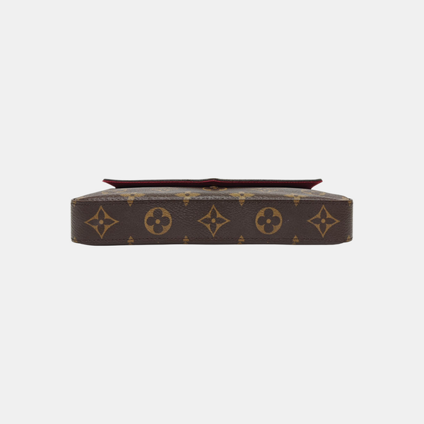 FÉLICIE Monogram Coated Canvas Brown