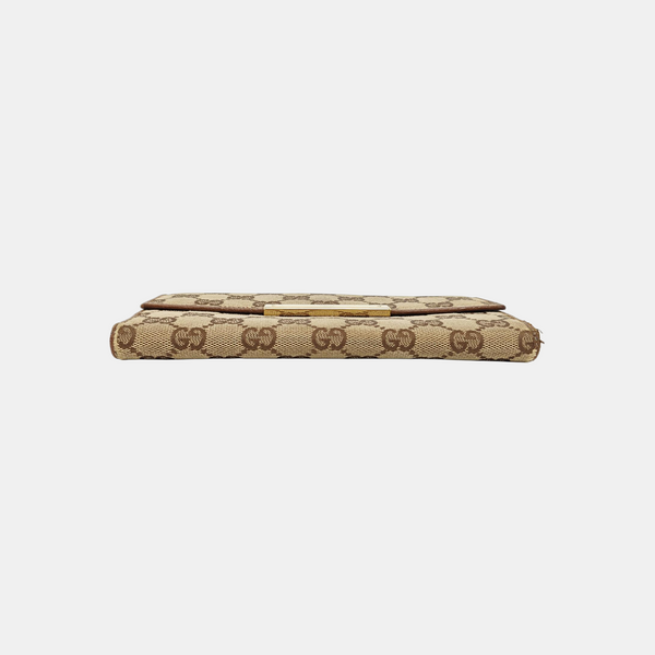 Monogram Canvas Wallet Beige