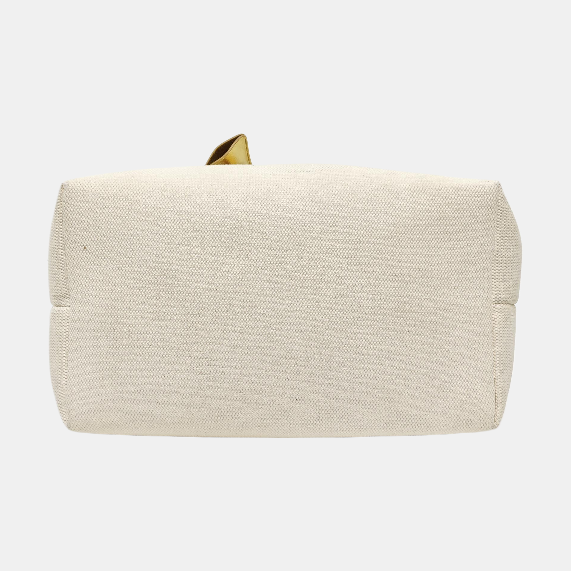 Authenticated pre-owned  CABAS CELINE Fabric White - Top Handle Bag at Looply
