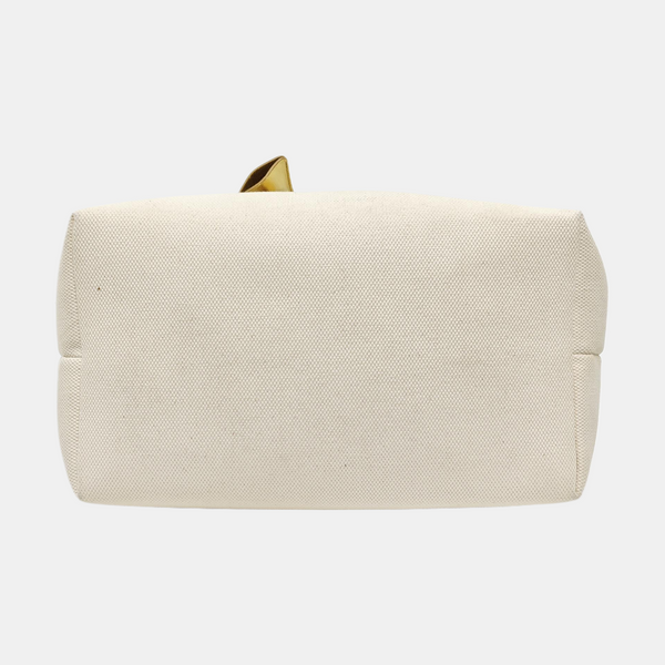 Authenticated pre-owned  CABAS CELINE Fabric White - Top Handle Bag at Looply