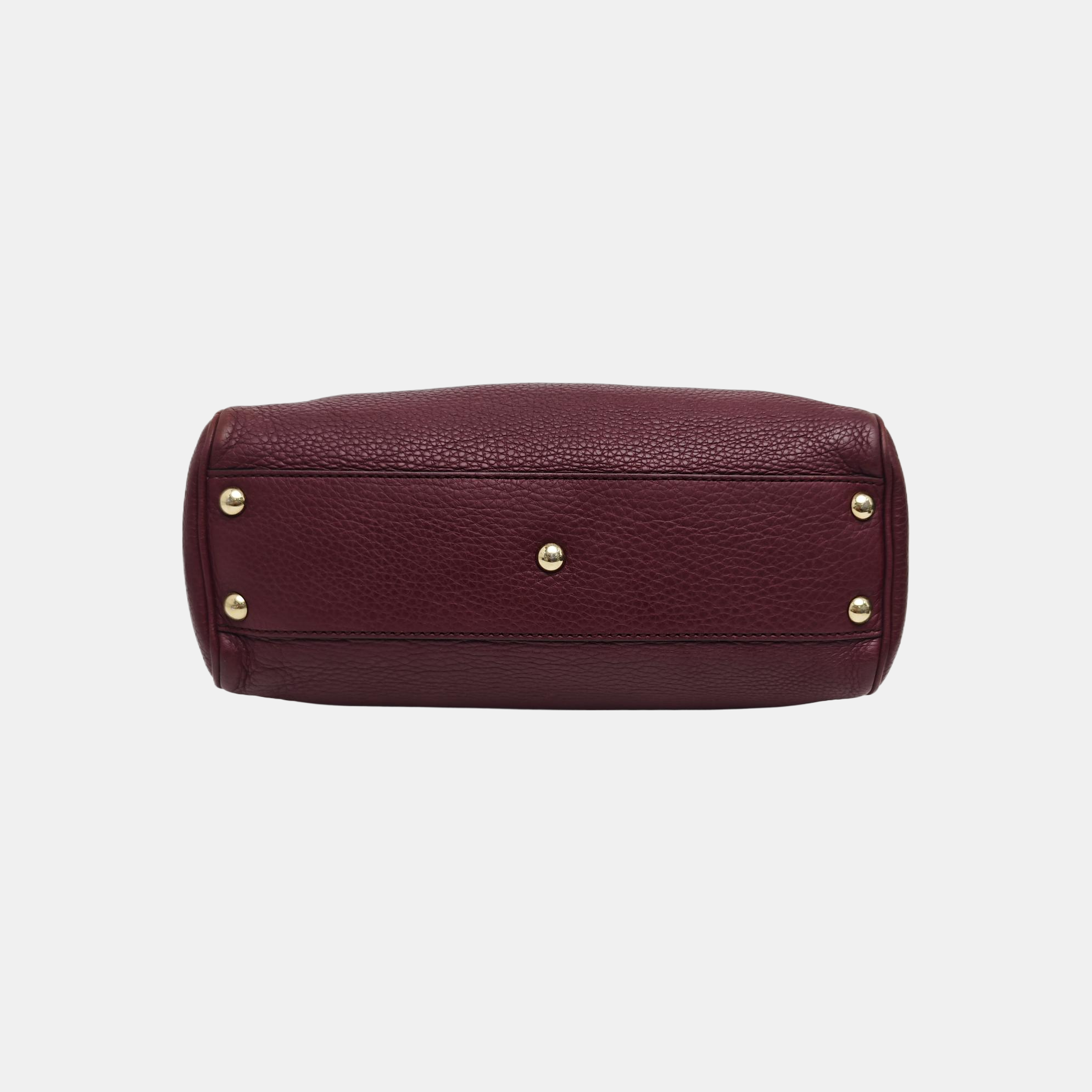 Bamboo 1947 Medium Calfskin Red