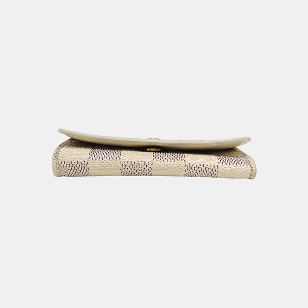Damier Azur Coated Canvas Key Pouch White