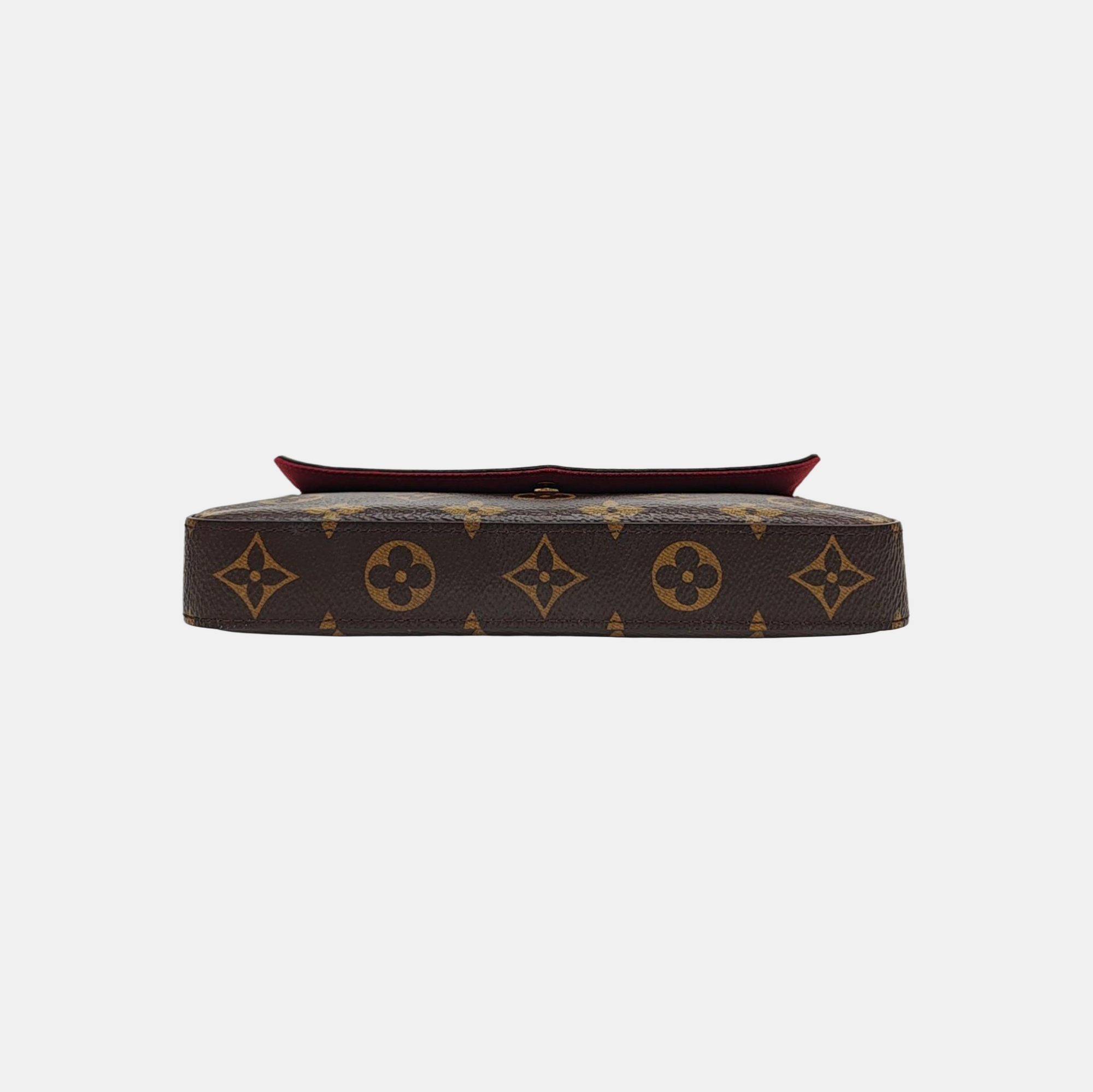 FÉLICIE Monogram Coated Canvas Brown