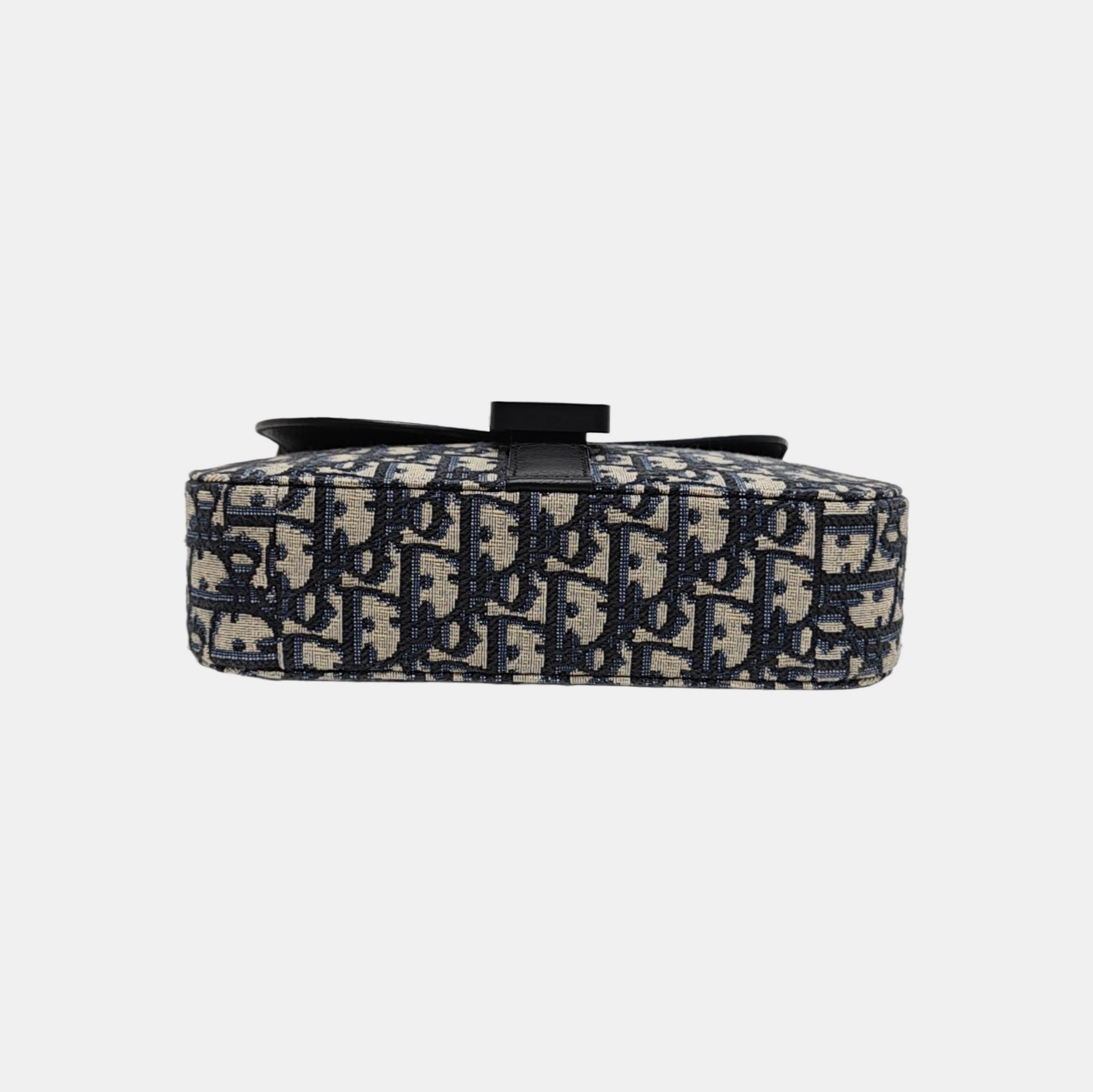 Saddle Mini Oblique Canvas Black