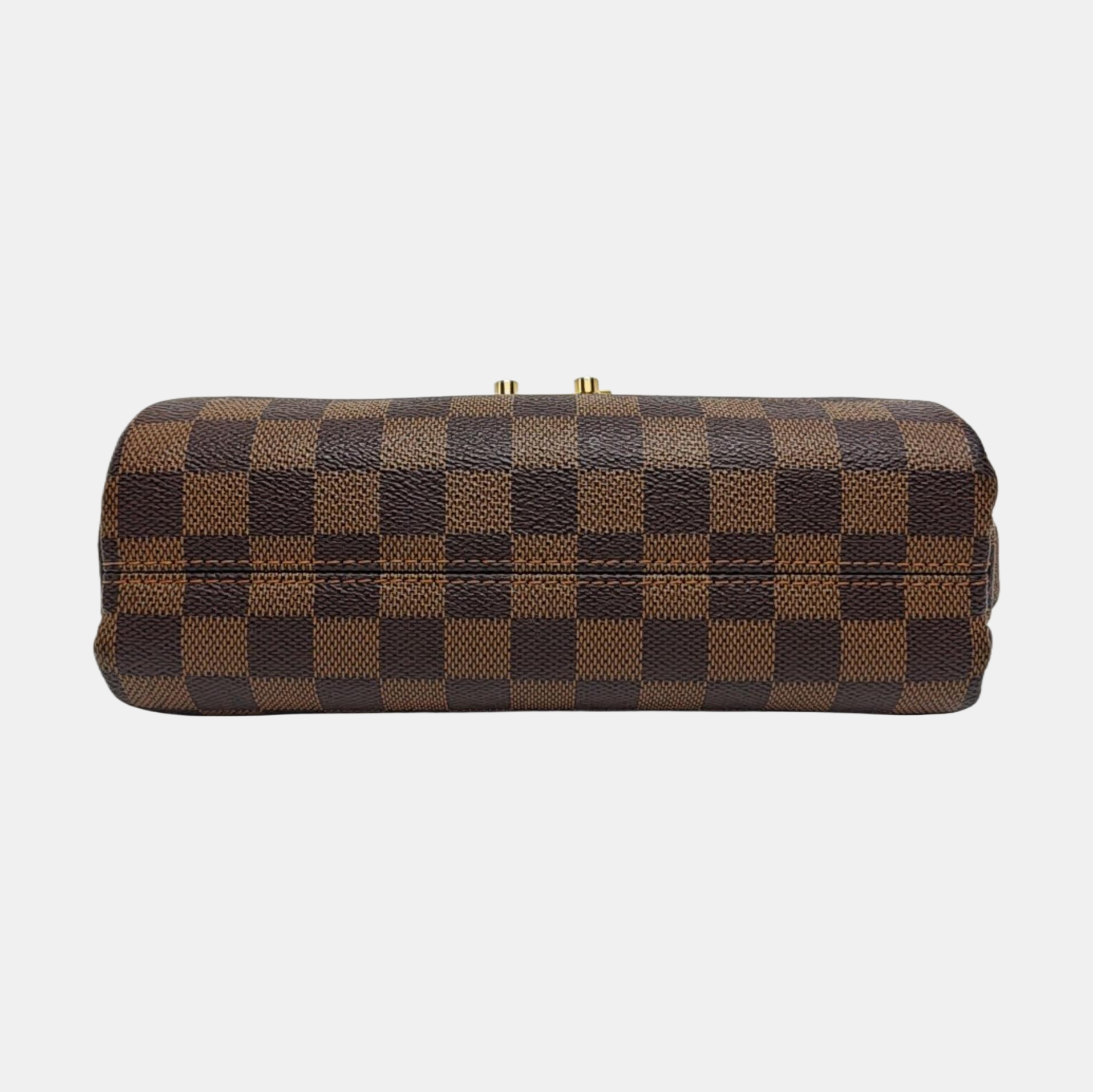 CROISETTE Damier Ebene Coated Canvas Brown