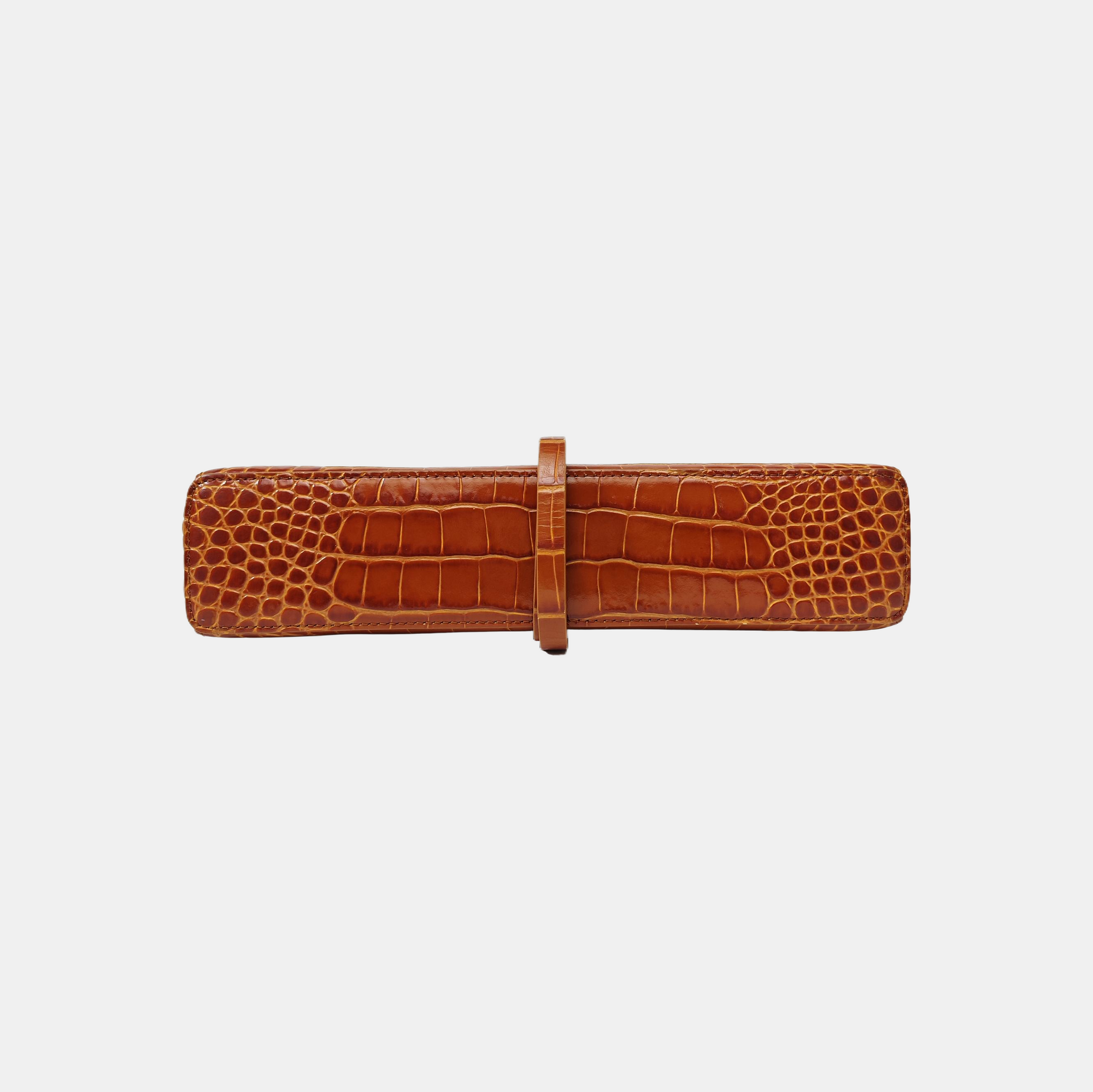 Calfskin Shoulder Bag Brown