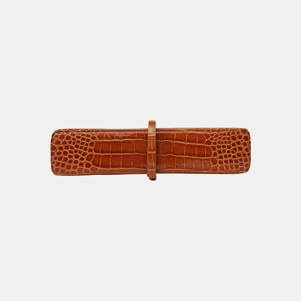Calfskin Shoulder Bag Brown