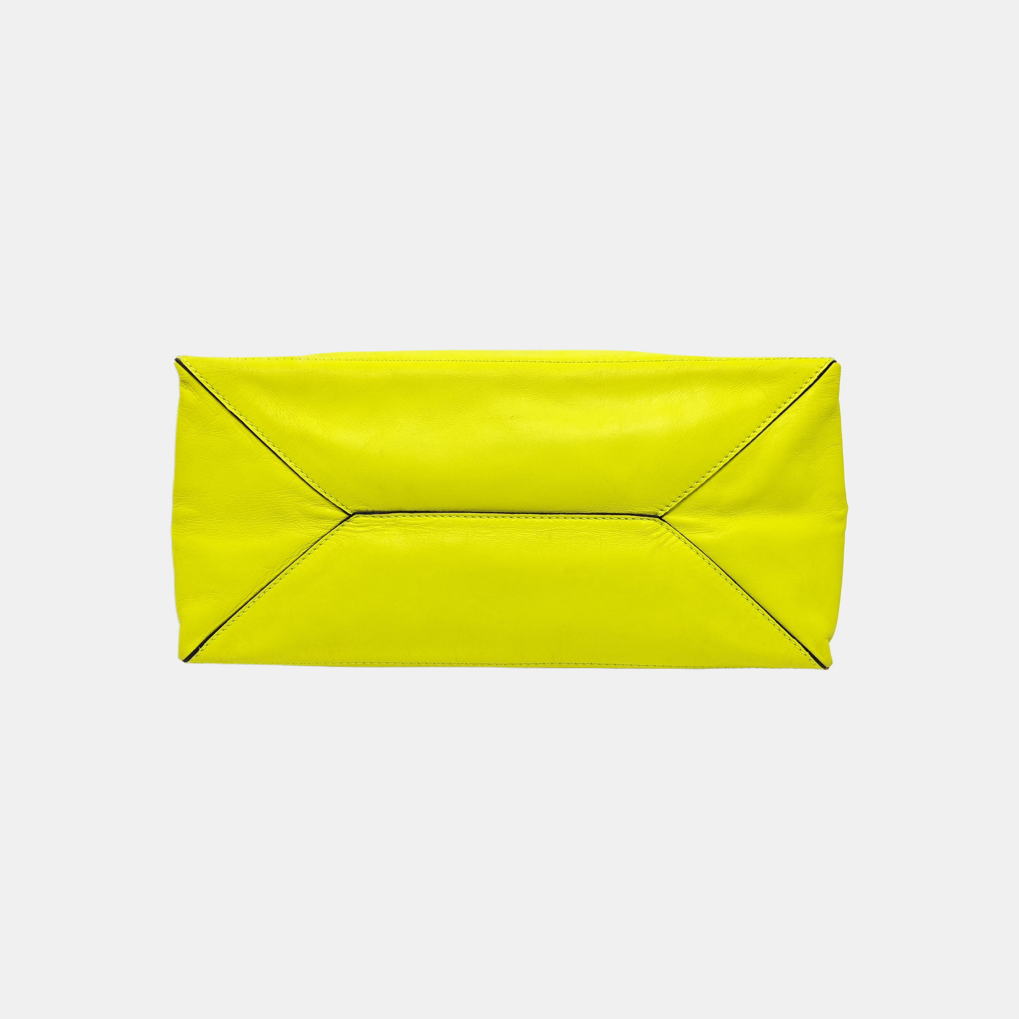 Rockstud Calfskin Yellow