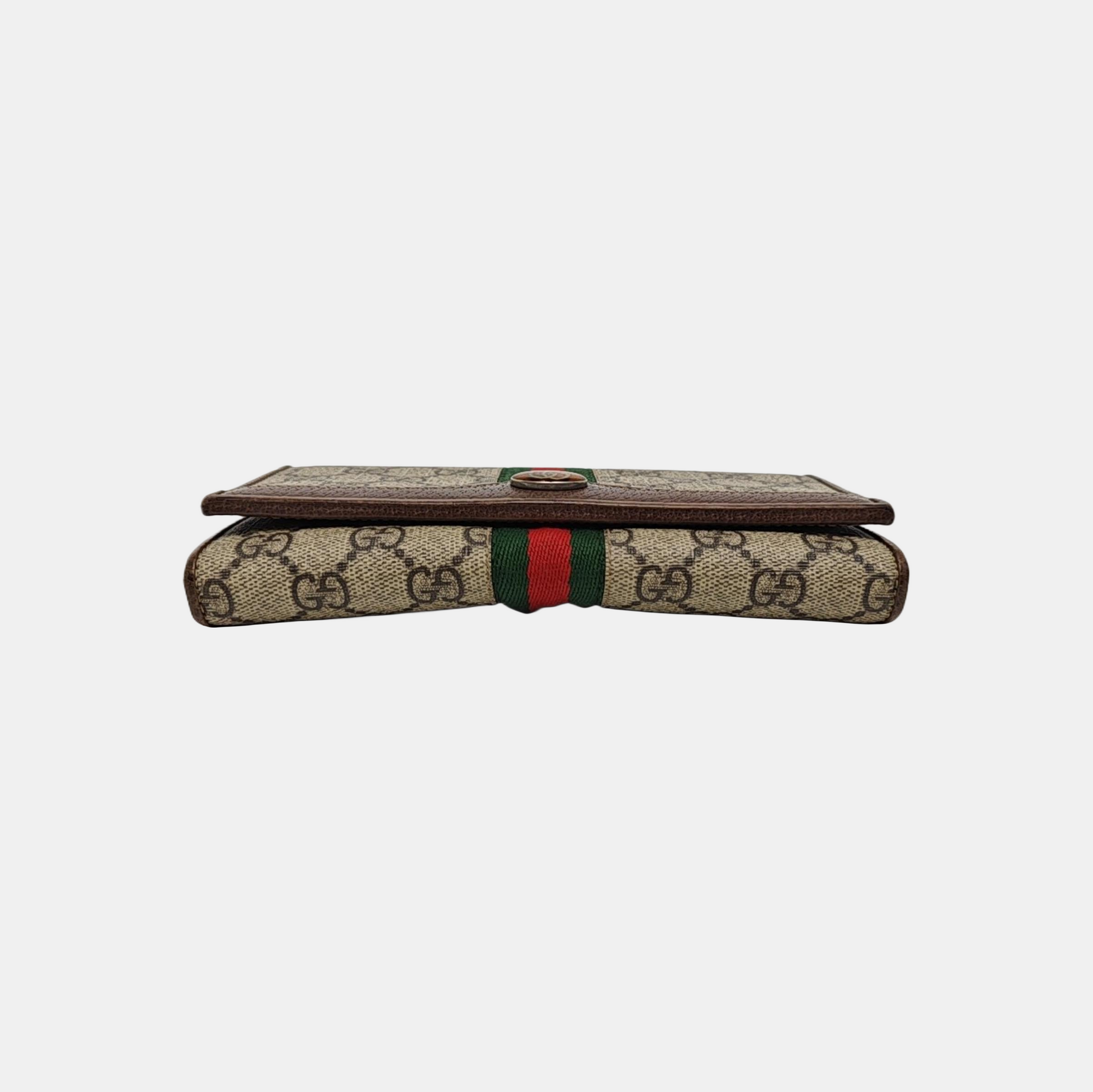 Ophidia Mini Monogram Coated Canvas Beige
