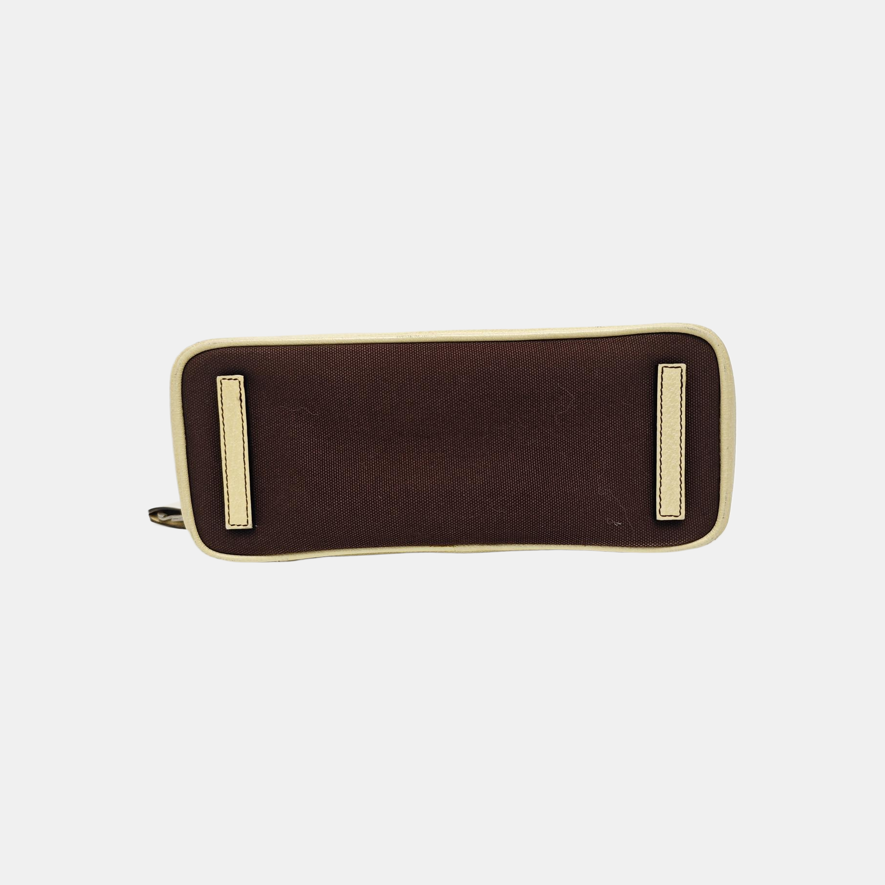 Canvas Top Handle Bag Brown