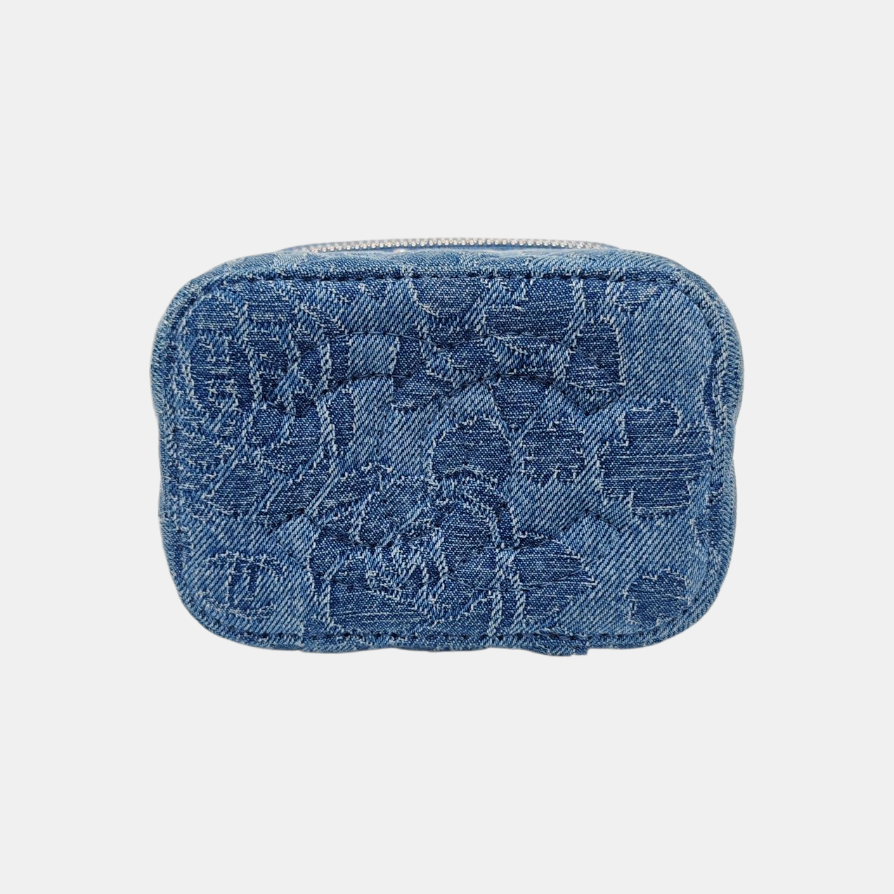 Denim Shoulder Bag Small Blue
