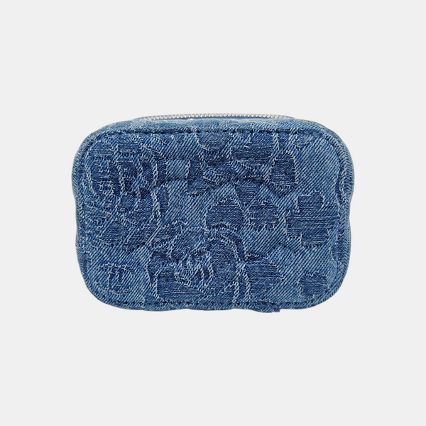 Denim Shoulder Bag Small Blue