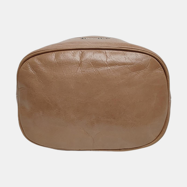 Calfskin Bucket Bag Brown