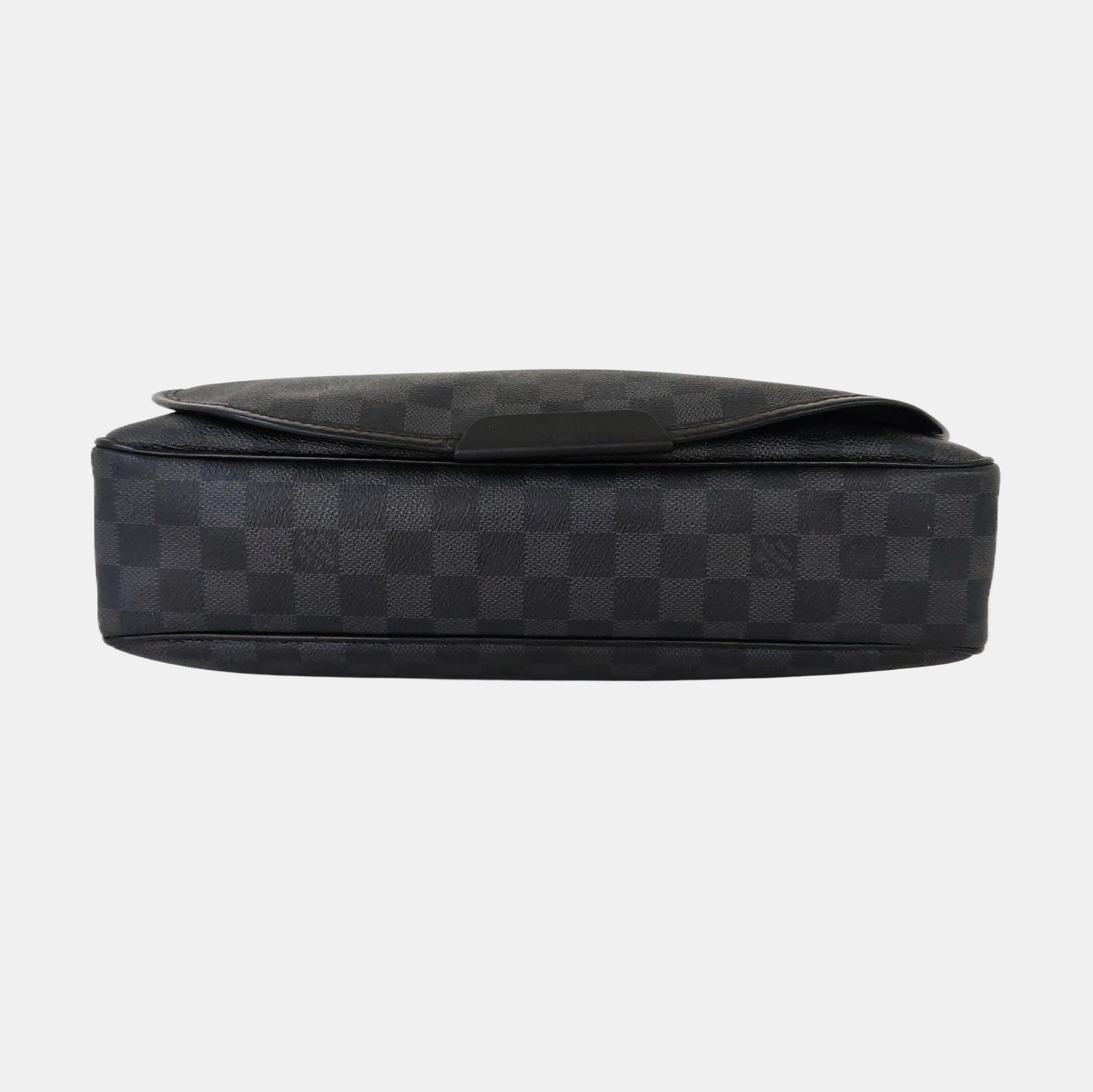 DANIEL Damier Graphite Coated Canvas Gray