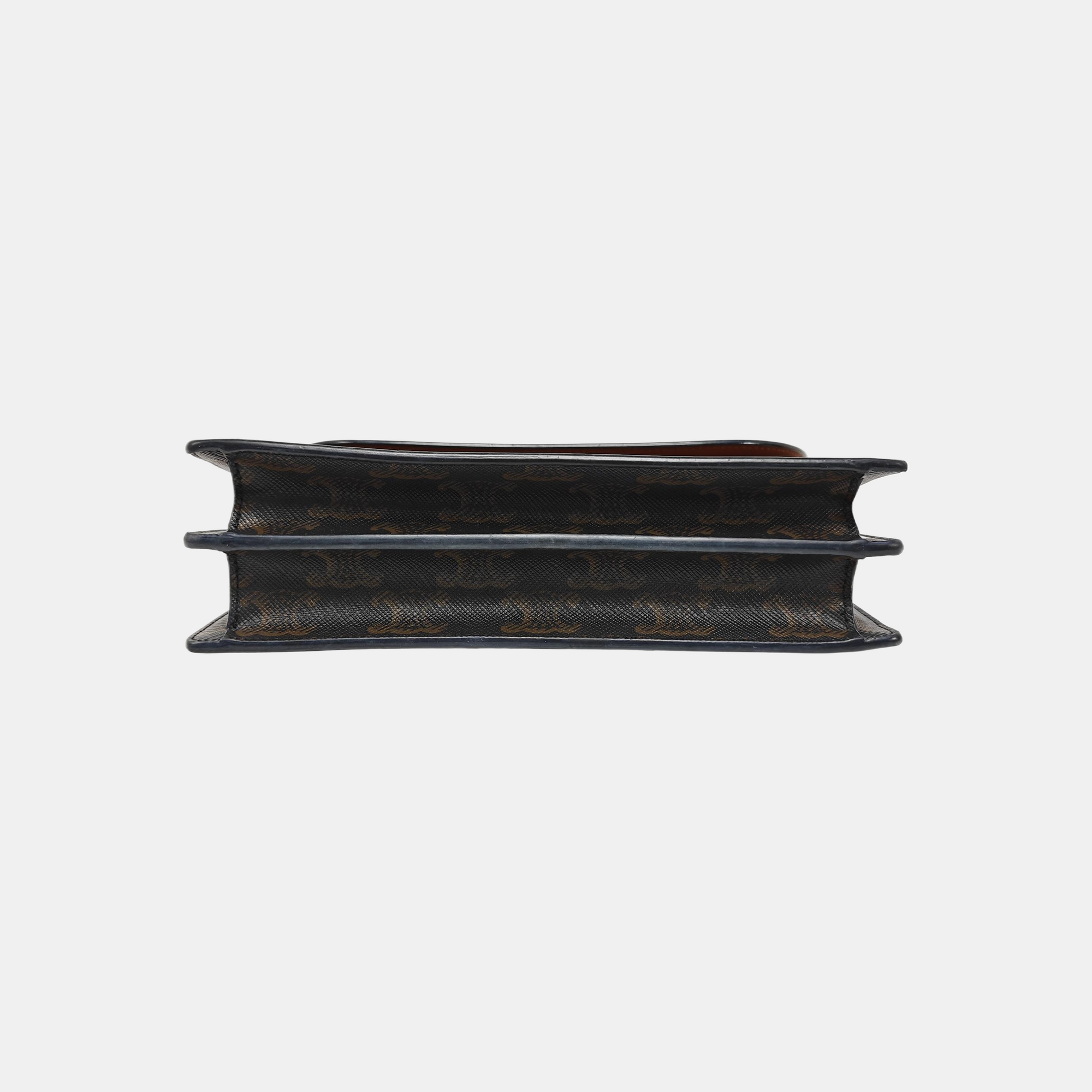 TRIOMPHE CANVAS Small Coated Canvas Brown