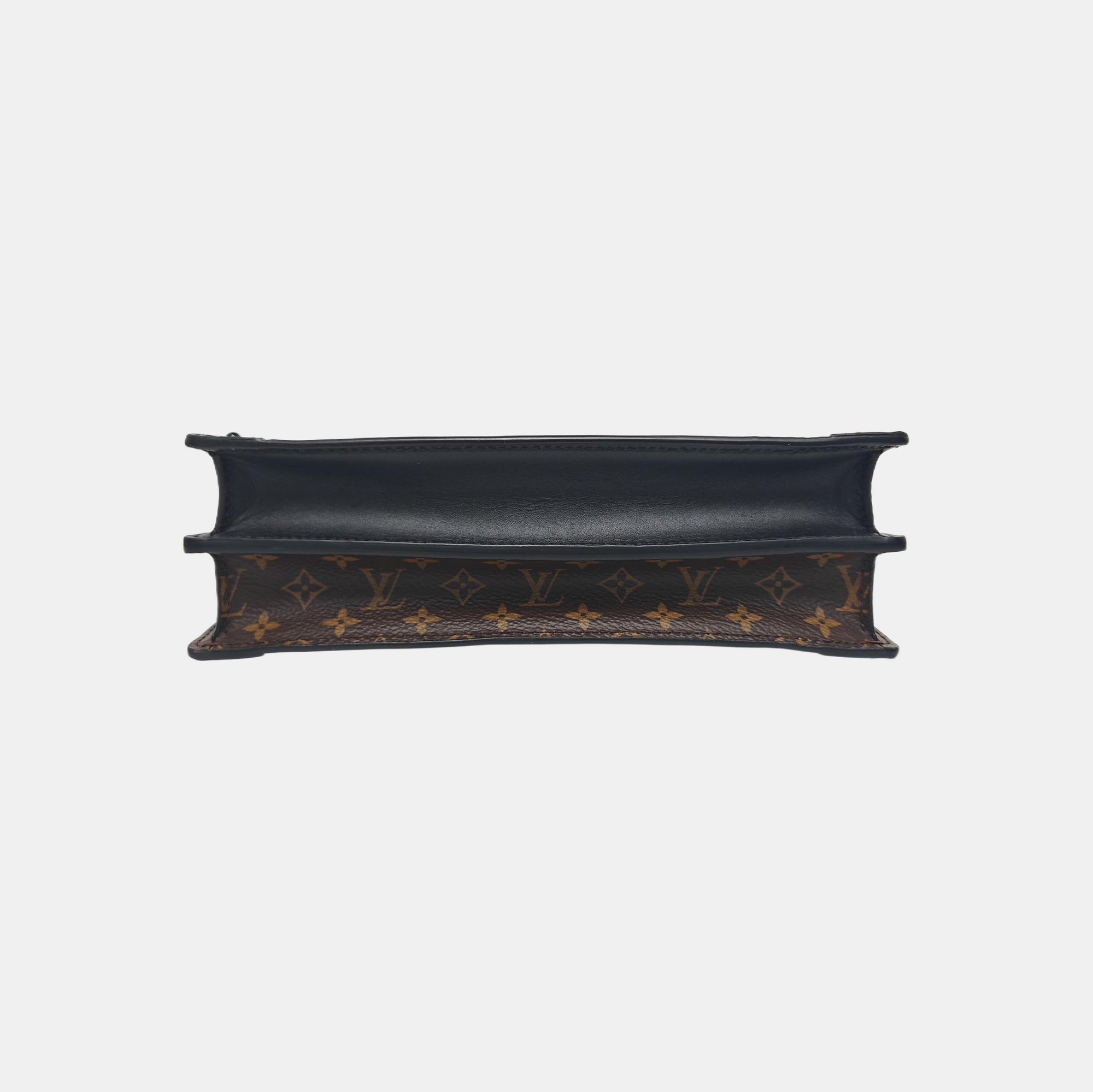 TRUNK Monogram Coated Canvas Brown