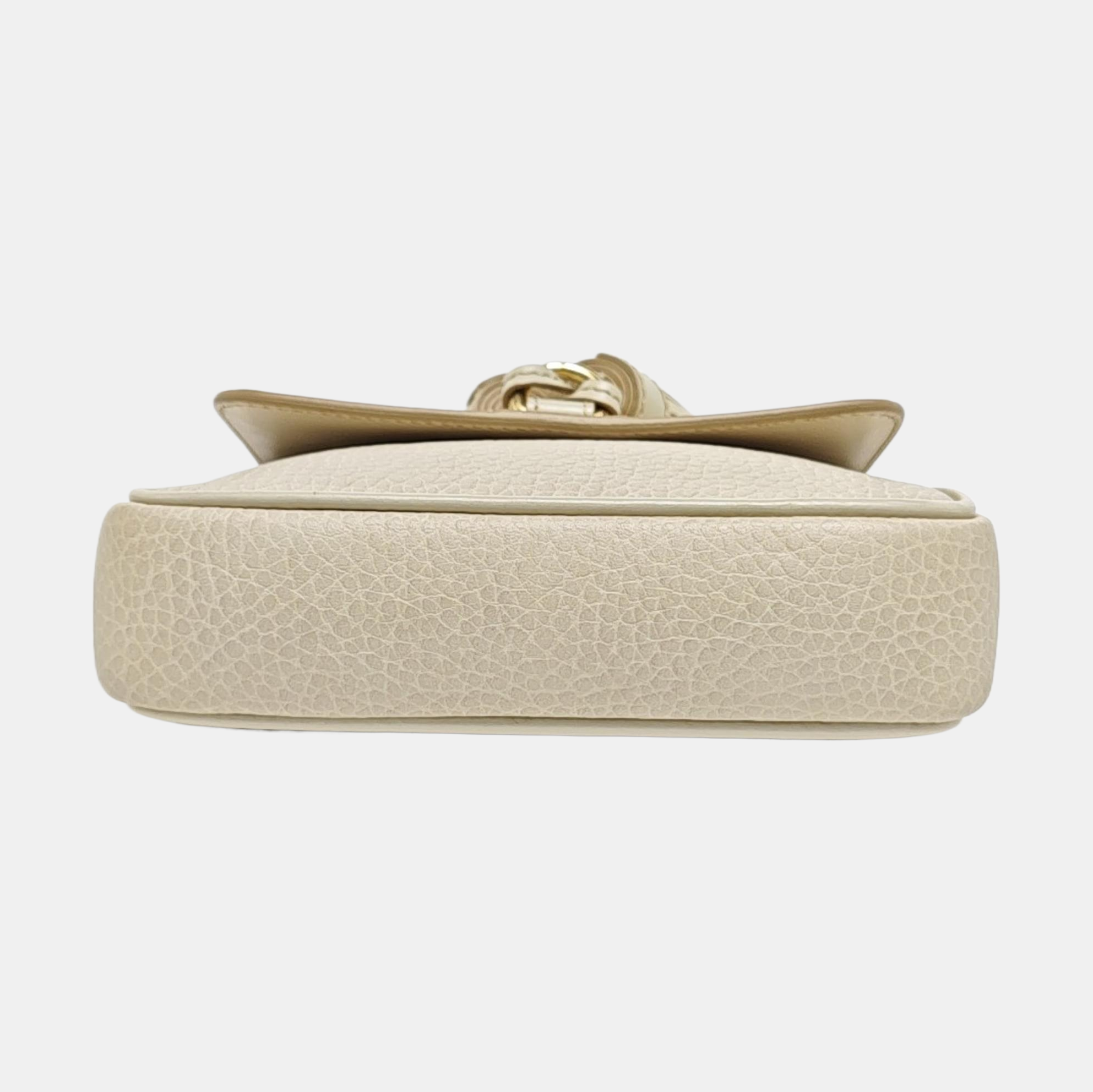 Calfskin Crossbody Bag Beige