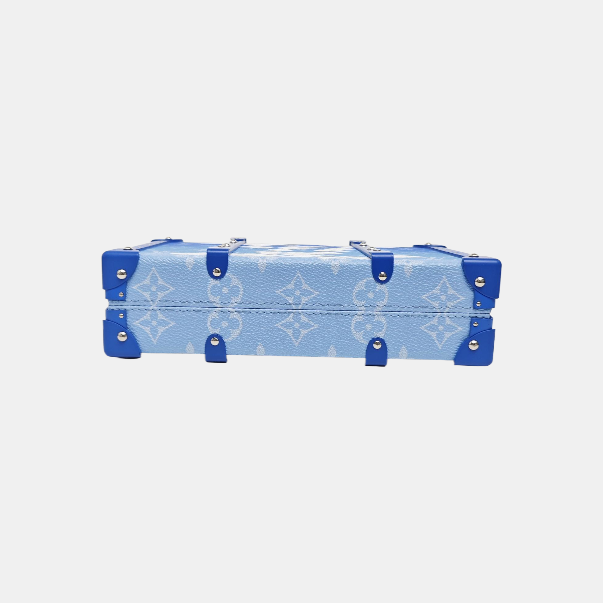 WALLET TRUNK Monogram Coated Canvas Blue