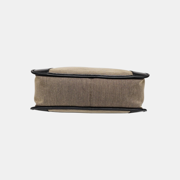Canvas Top Handle Bag Brown