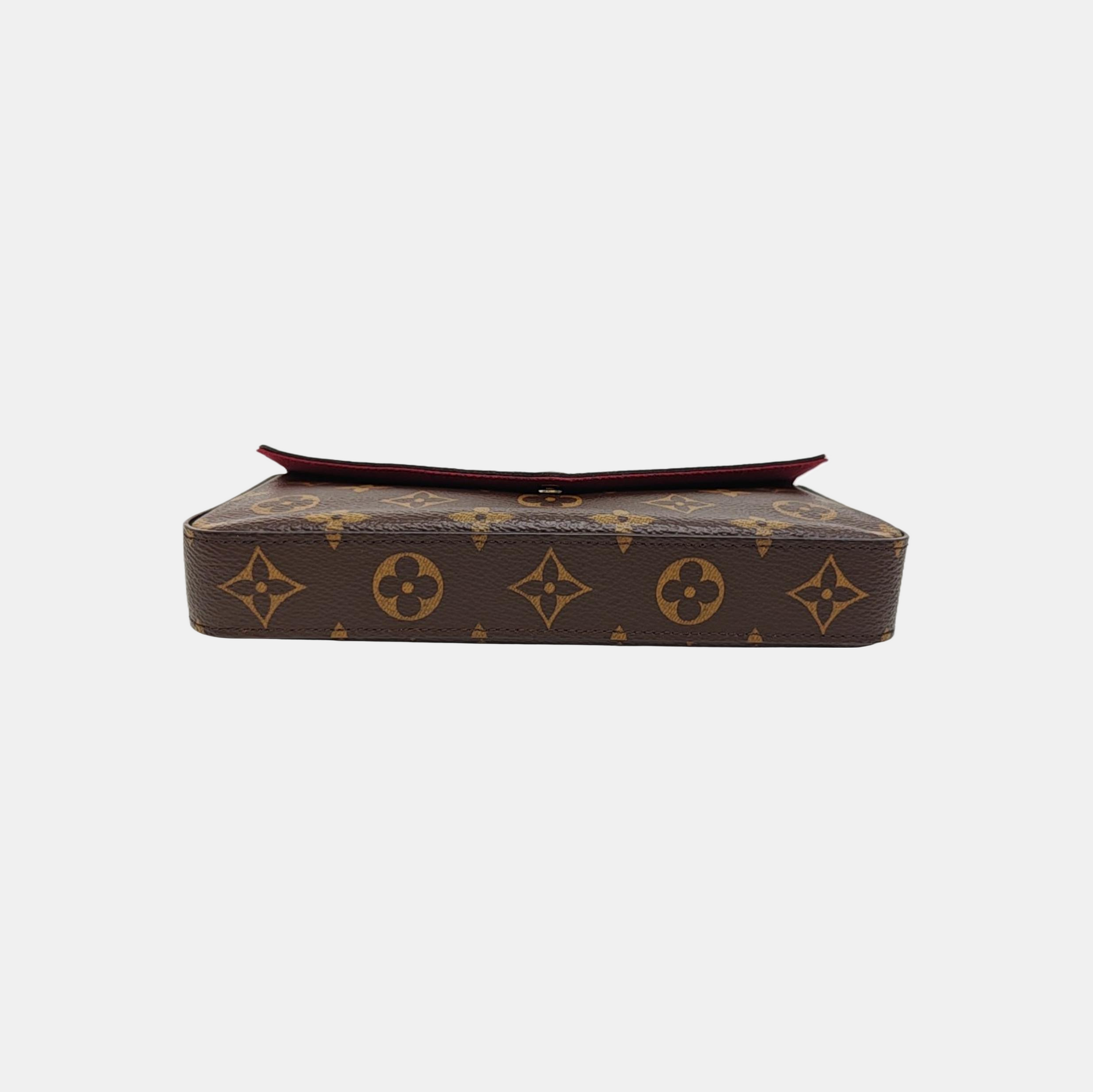 FÉLICIE Monogram Coated Canvas Brown