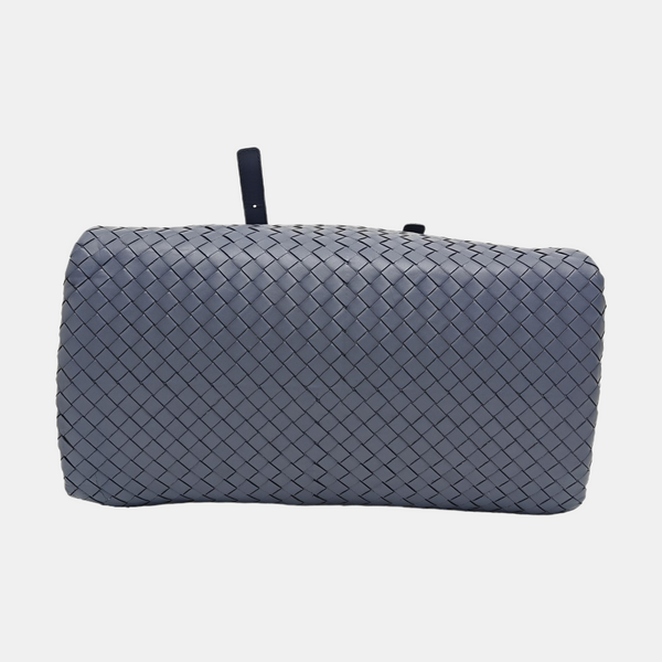 Calfskin Top Handle Bag Blue