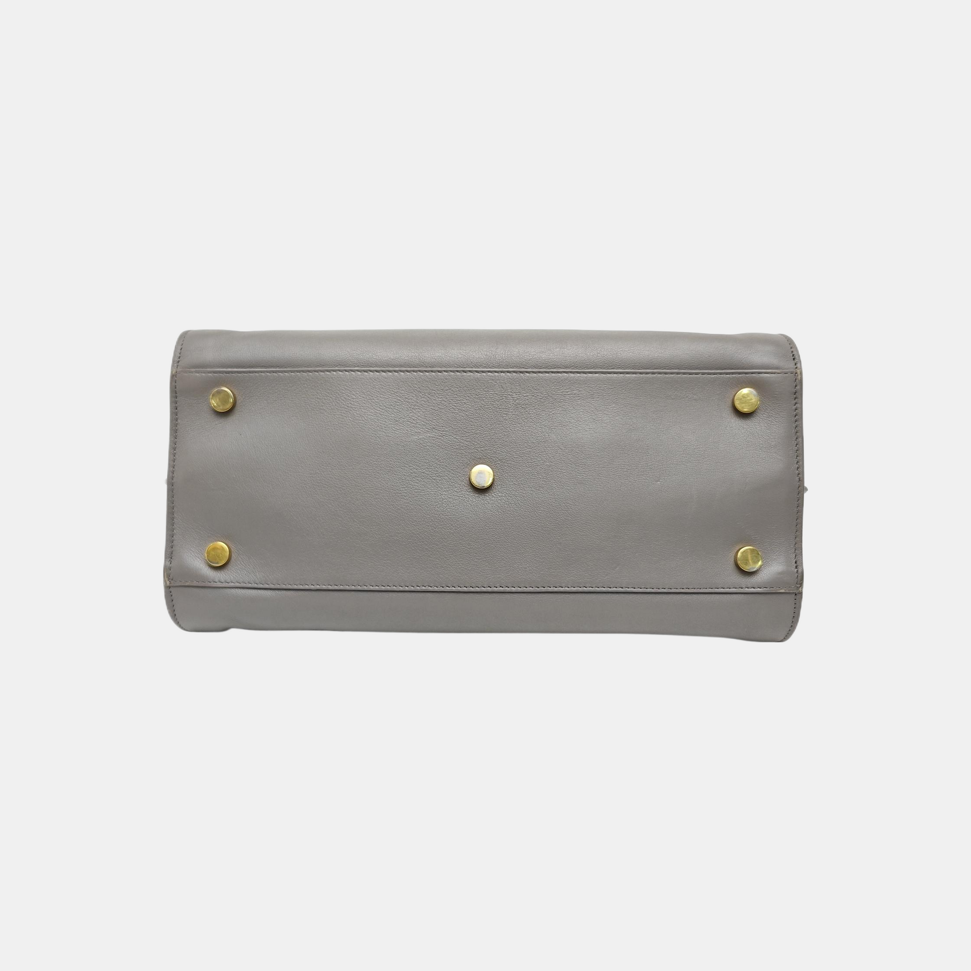 SAC DE JOUR Small Calfskin Gray