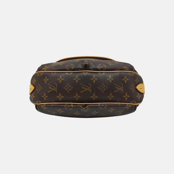 TULUM PM Monogram Coated Canvas Brown