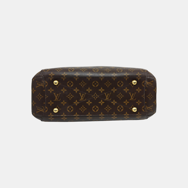 MONTAIGNE GM Monogram Coated Canvas Brown