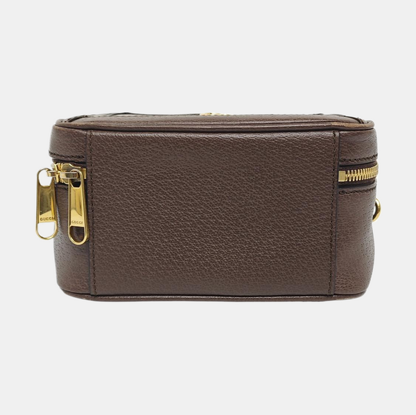 Ophidia Mini Monogram Coated Canvas Beige