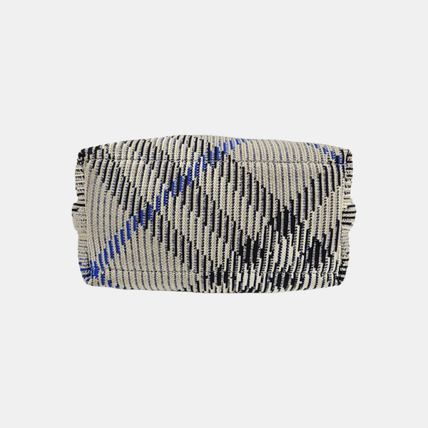 Fabric Top Handle Bag Mini Gray