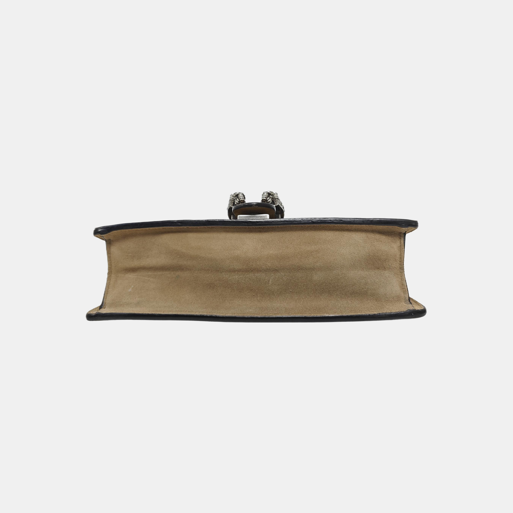 Dionysus Small Monogram Coated Canvas Beige