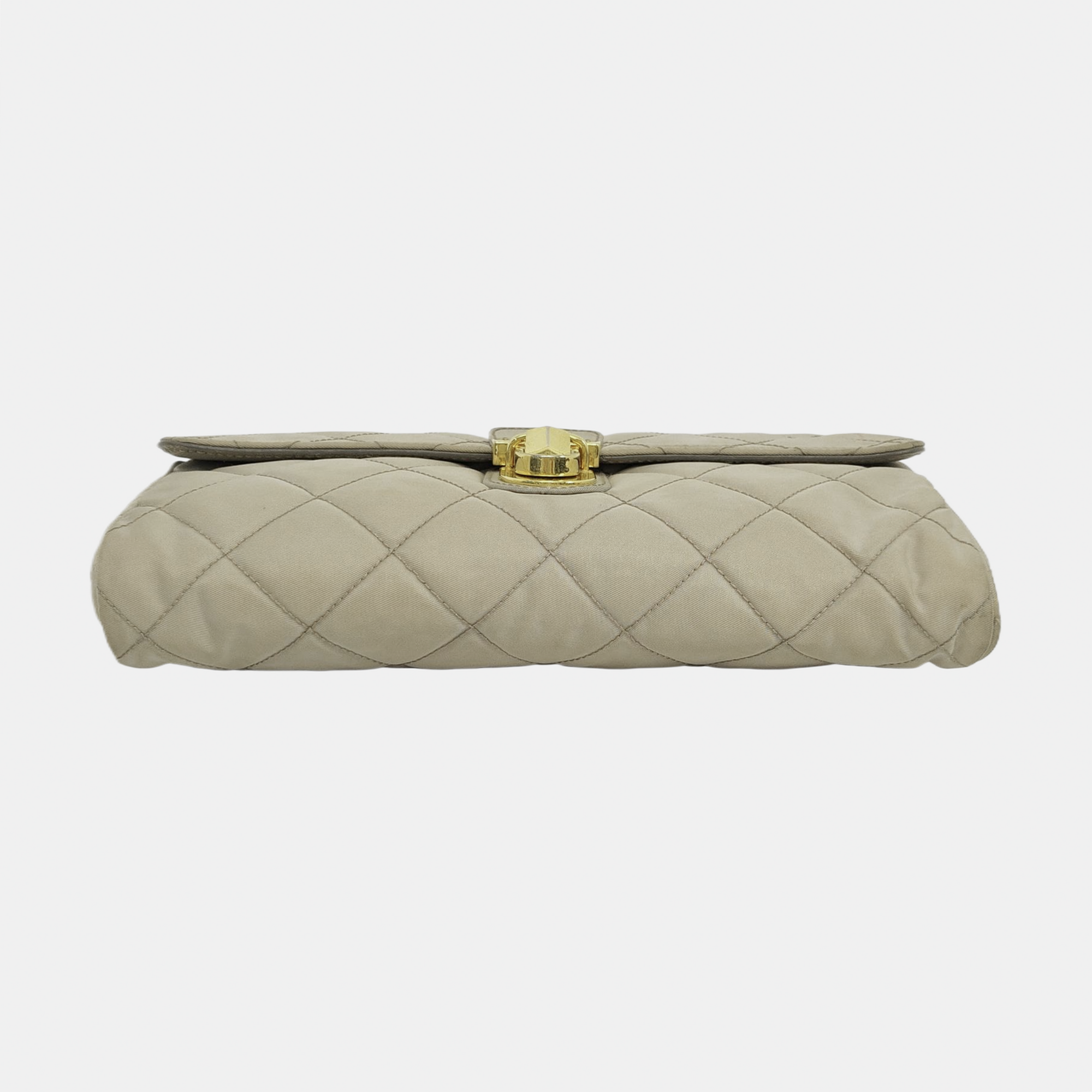 Quilted Nylon Beige