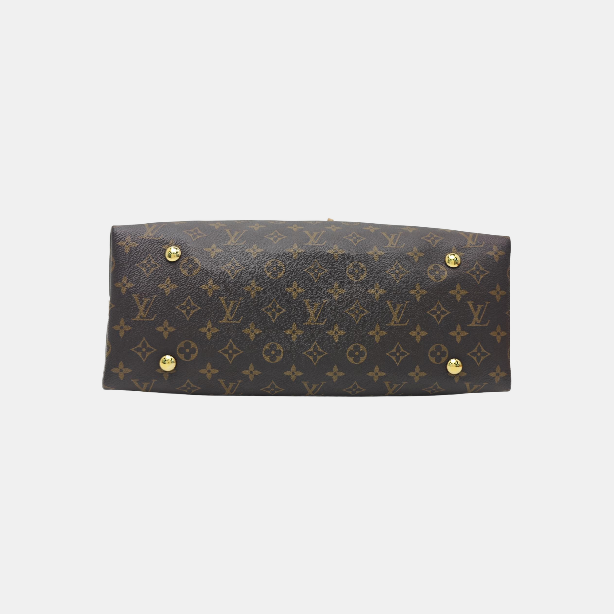 CARRYALL MM Monogram Coated Canvas Brown