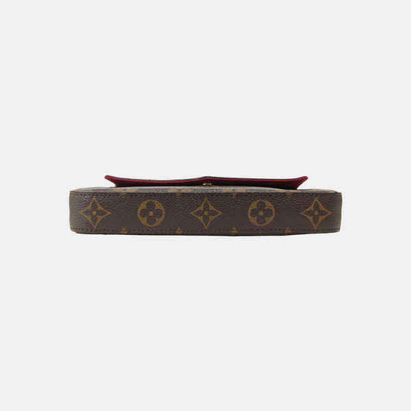 FÉLICIE Monogram Coated Canvas Brown