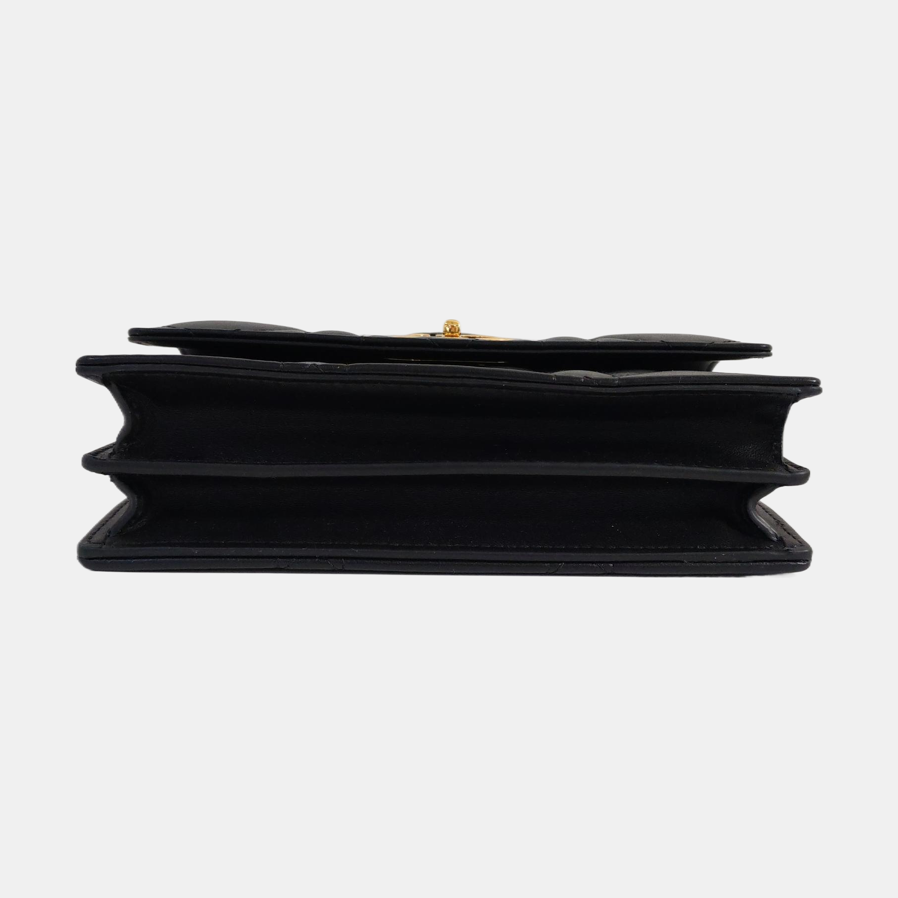 Miss Caro Mini Cannage Lambskin Black