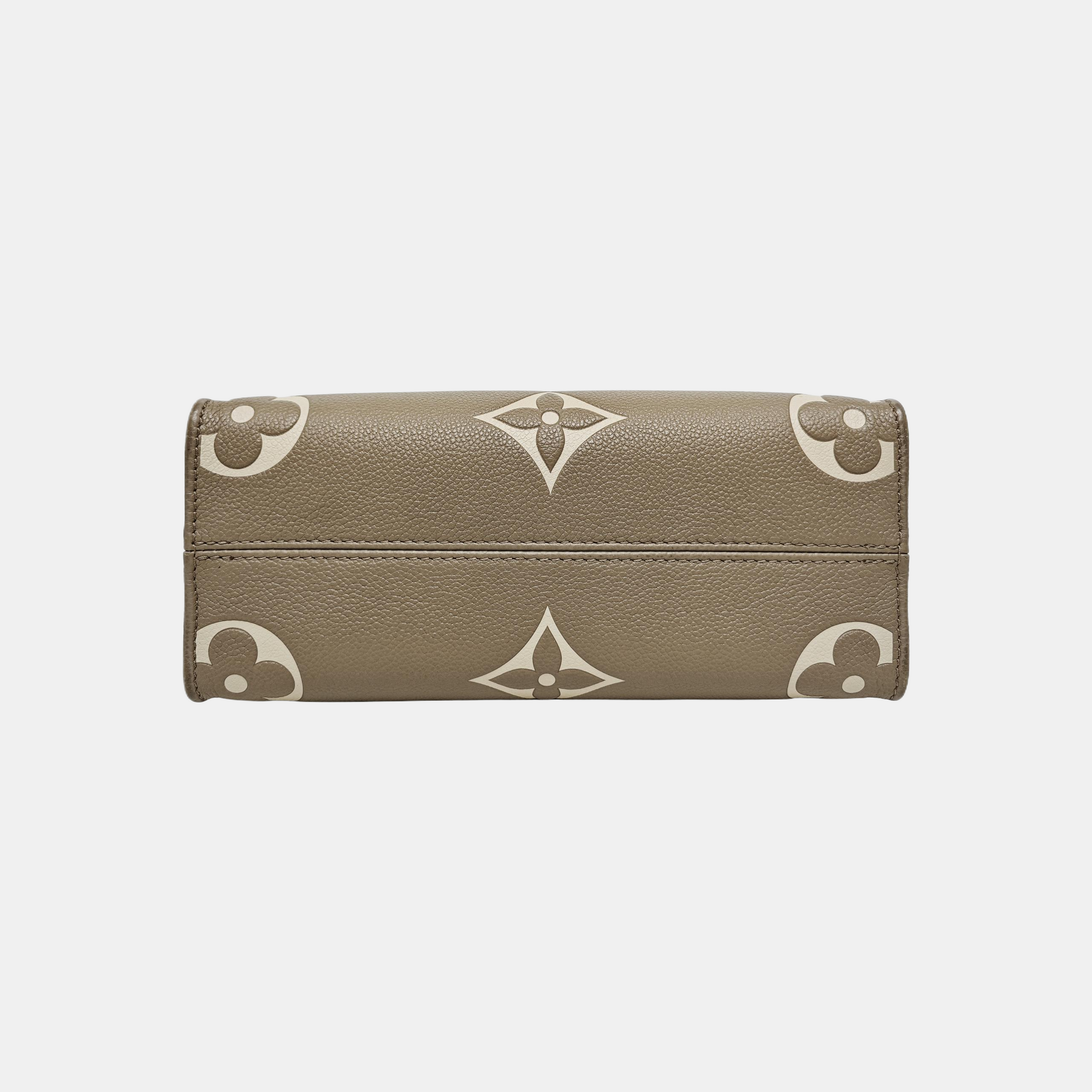 ONTHEGO PM Monogram Calfskin Gray