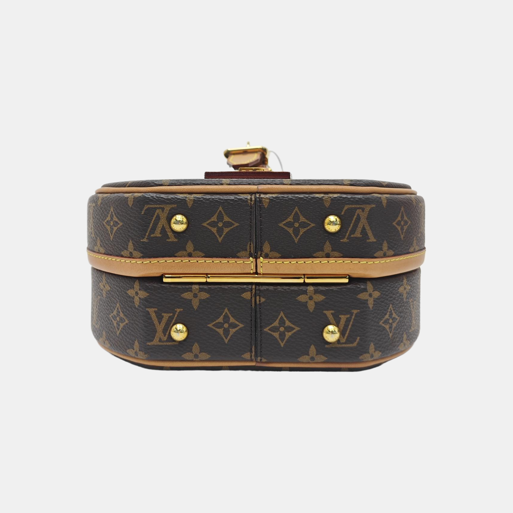 BOITE CHAPEAU PM Monogram Coated Canvas Brown