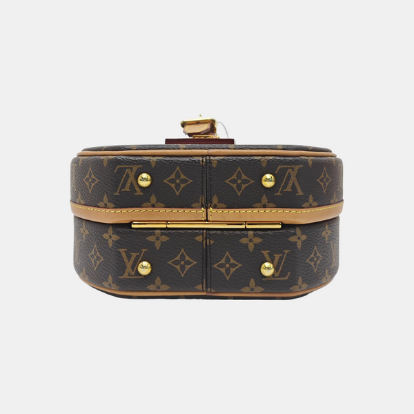 BOITE CHAPEAU PM Monogram Coated Canvas Brown