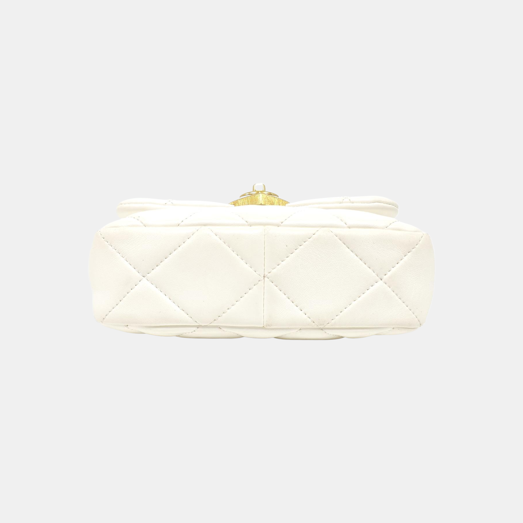 Quilted Lambskin White