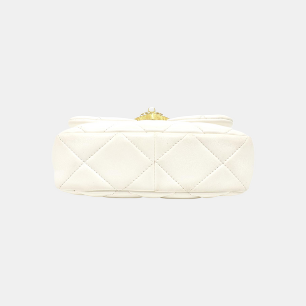 Quilted Lambskin White